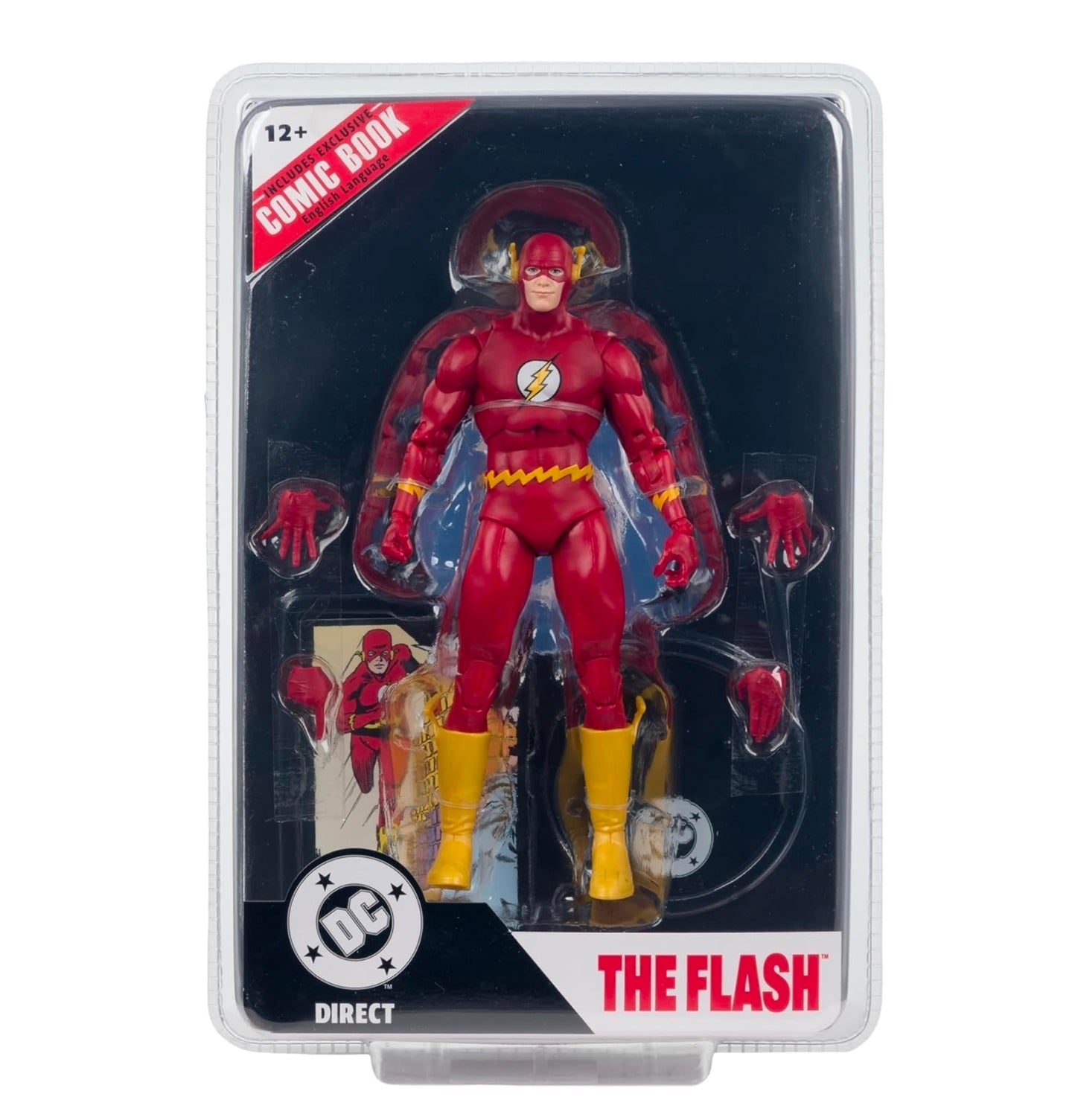 The Flash Barry Allen Figura de Accion DC Comics #123 Mcfarlane Page Punchers 17 cm