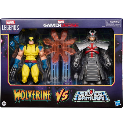 Wolverine Vs Silver Samurai 2 Pack Figuras Gamerverse Marvel Legends 16cm