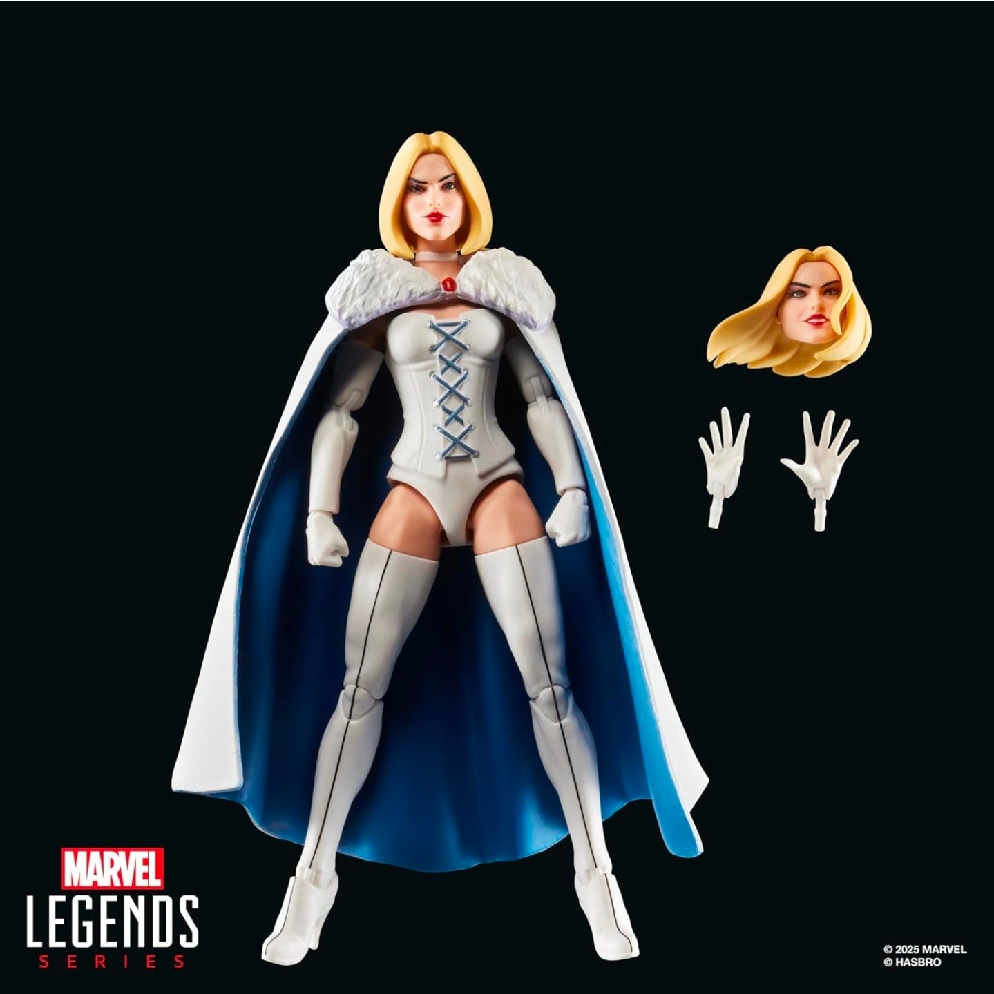 Emma Frost Figura de Accion X Men 97 Marvel Legends Retro 16 Cm