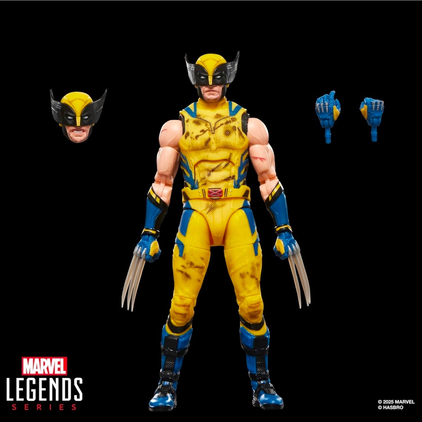 Wolverine Battle Damaged Figura de Accion Deadpool & Wolverine MCU Marvel Legends 16 Cm