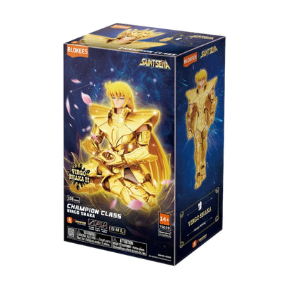 Virgo Shaka Figura de Accion Saint Seiya Model Kit Champion Class Blokees 15 Cm