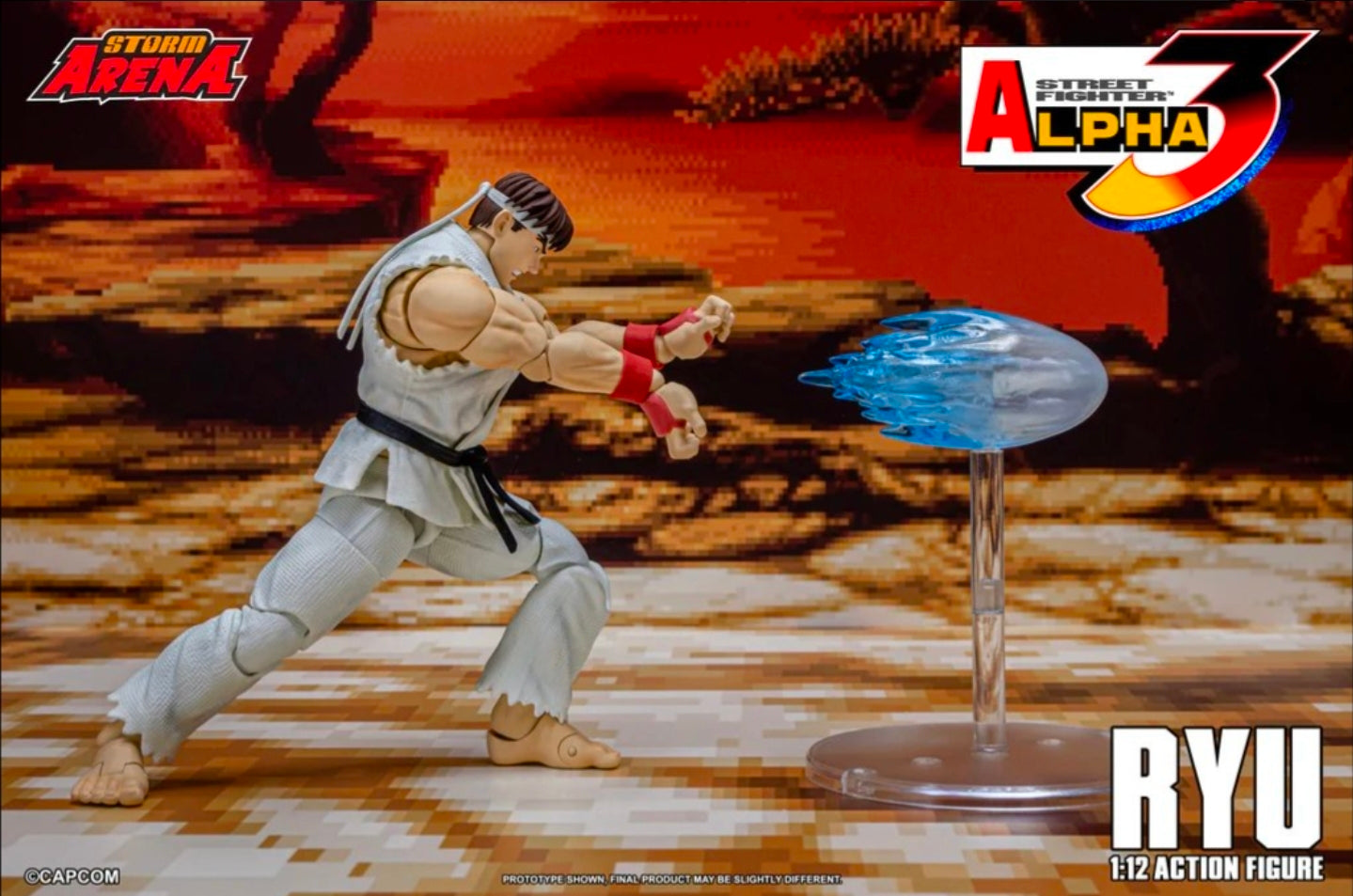 Ryu Figura de Accion Street Fighter Alpha 3 Storm Arena 15 Cm
