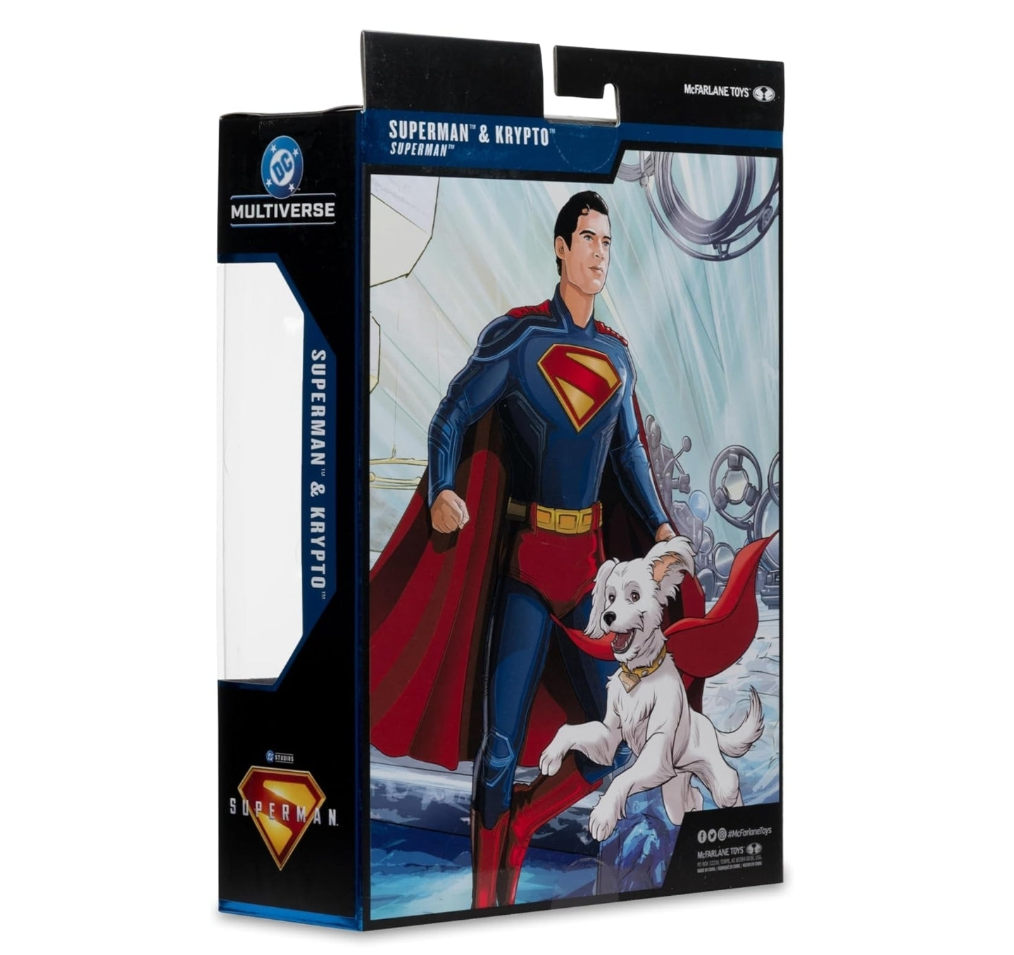 Superman & Krypto Figura De Accion Deluxe Theatrical Edition 2025 Mcfarlane Toys 18cm