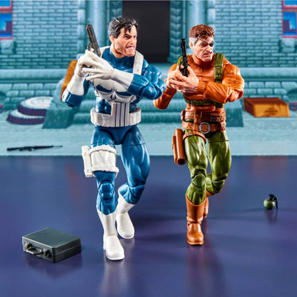 The Punisher & Nick Fury Pack Figuras Gamerverse Marvel Legends 16 Cm