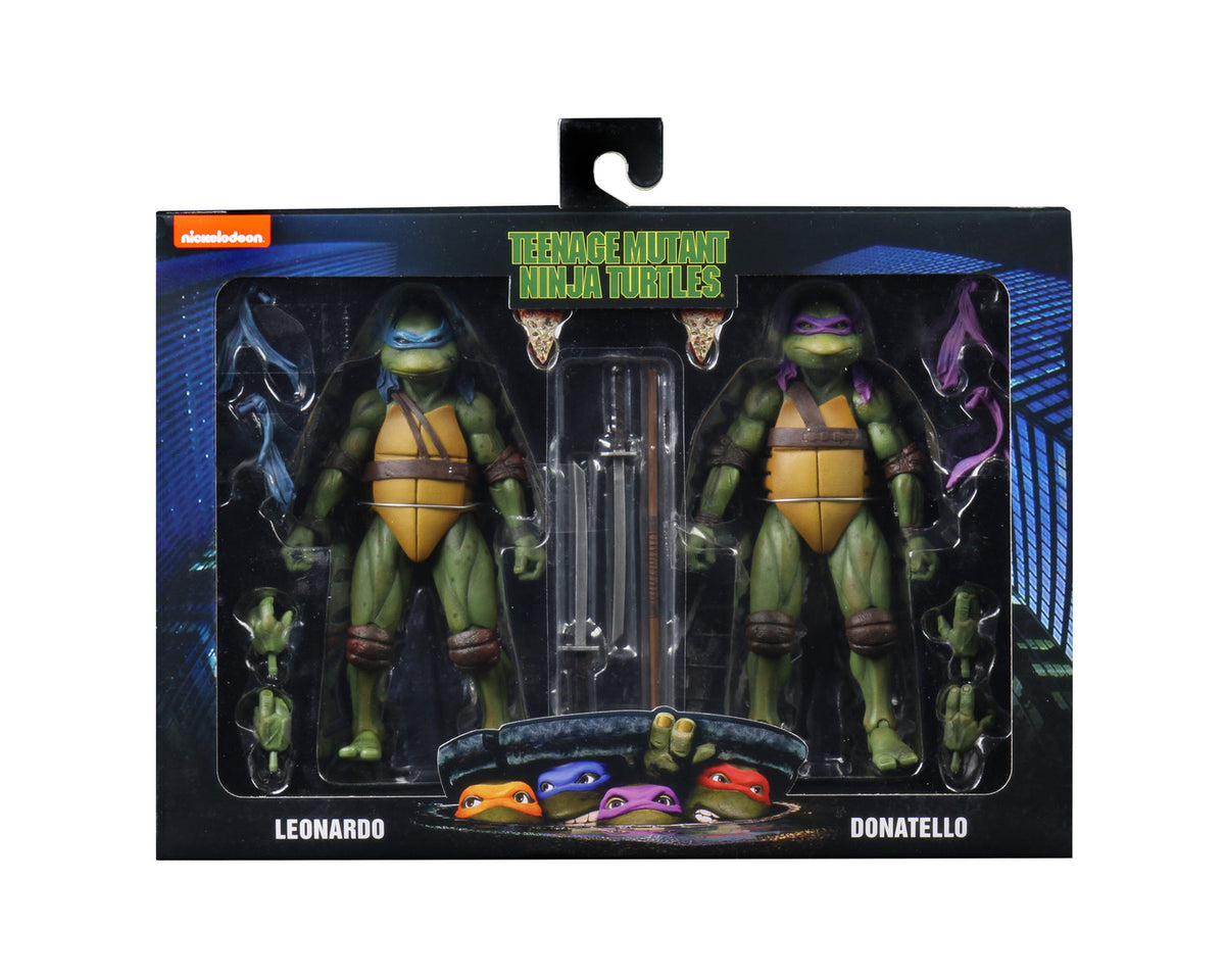 Leonardo & Donatello Pack Figuras De Acción Teenage Mutant Ninja Turtles Neca 18 Cm
