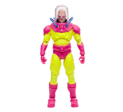 Mr Freeze Figura de Accion The Ice Crimes of Mr Zero Black Light Gold Label Mcfarlane 18 cm