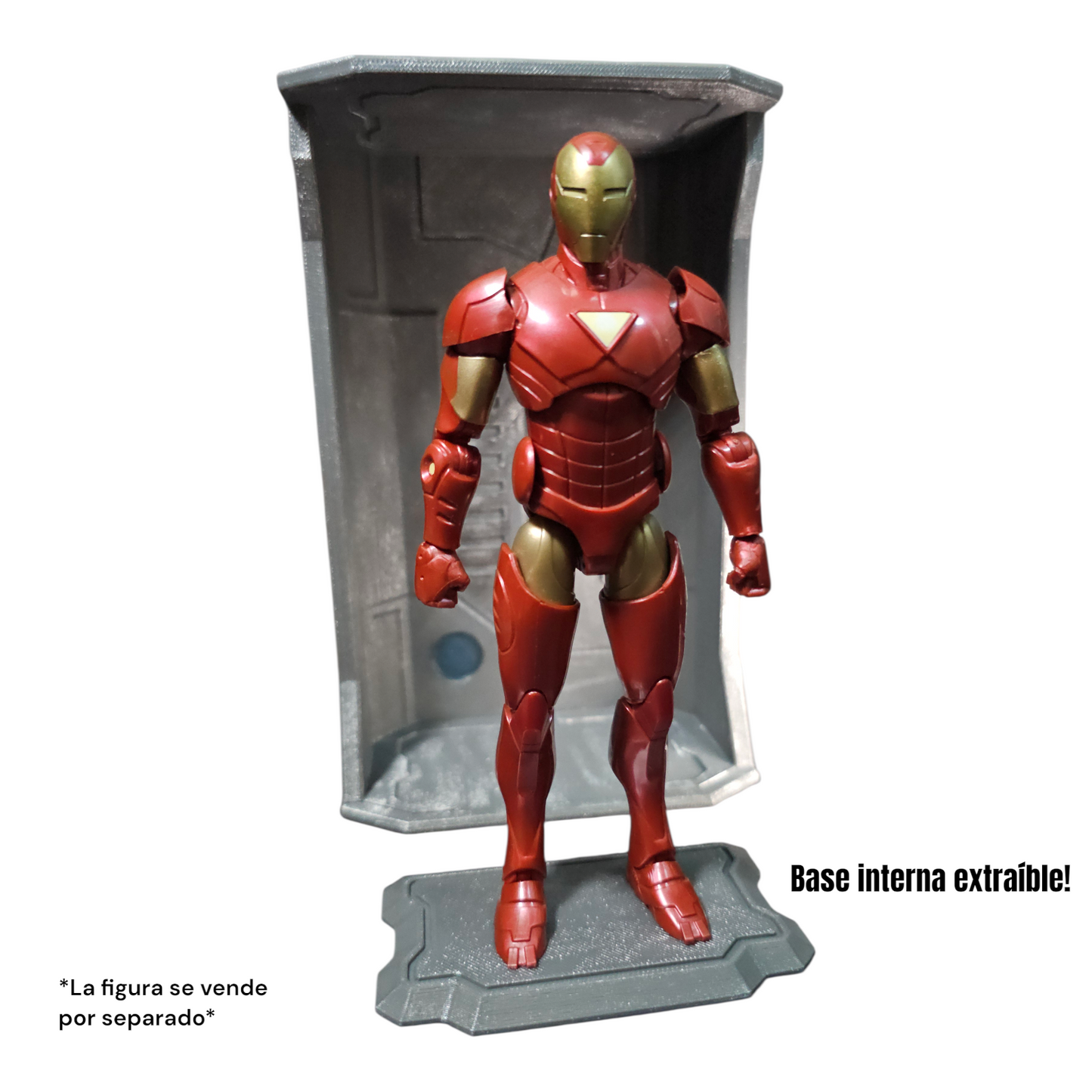 Hall Of Armours Modular para Exhibir Figuras de Accion Marvel Legends, Mafex, Sh Figuarts, Mcfarlane, Neca, Etc.