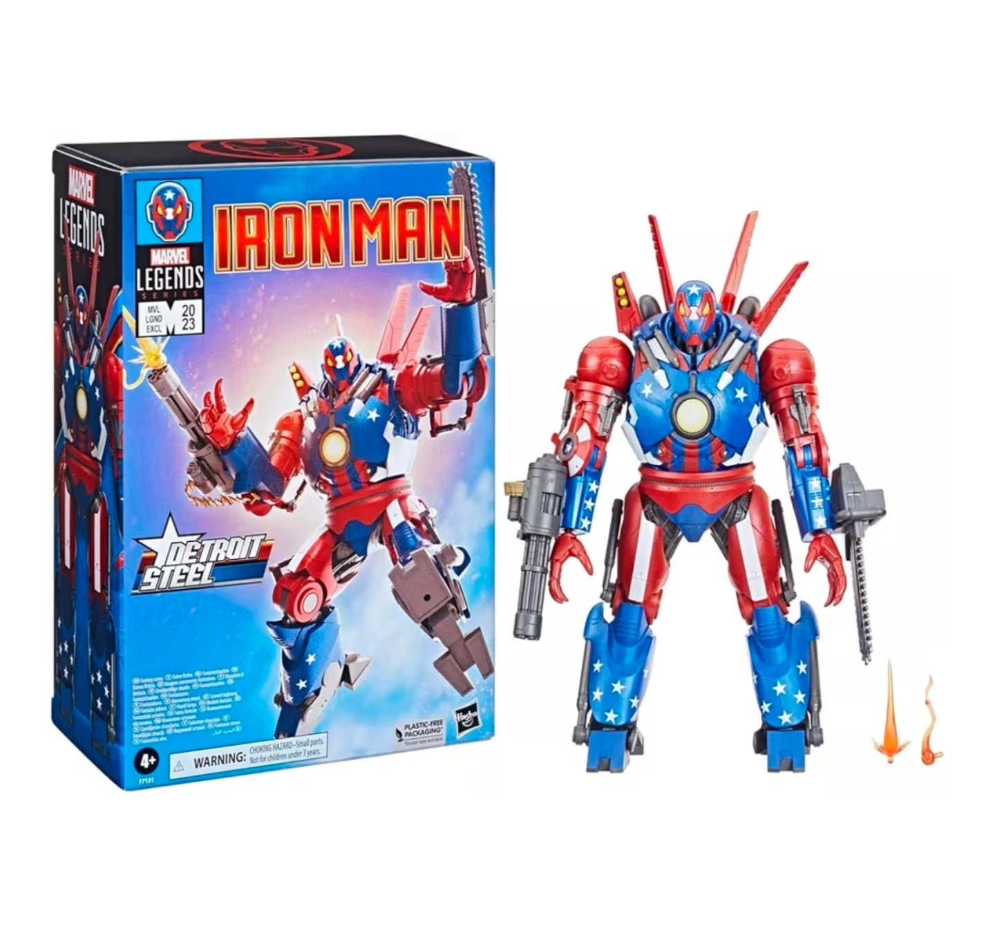 Detroit Steel Figura de Accion Iron Man Comics Marvel Legends 23 Cm