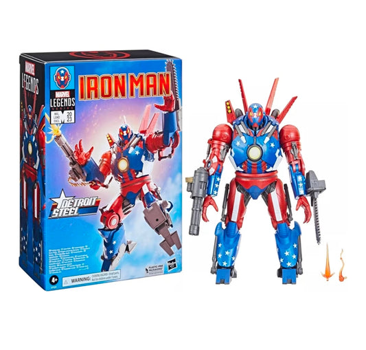 Detroit Steel Figura de Accion Iron Man Comics Marvel Legends 23 Cm