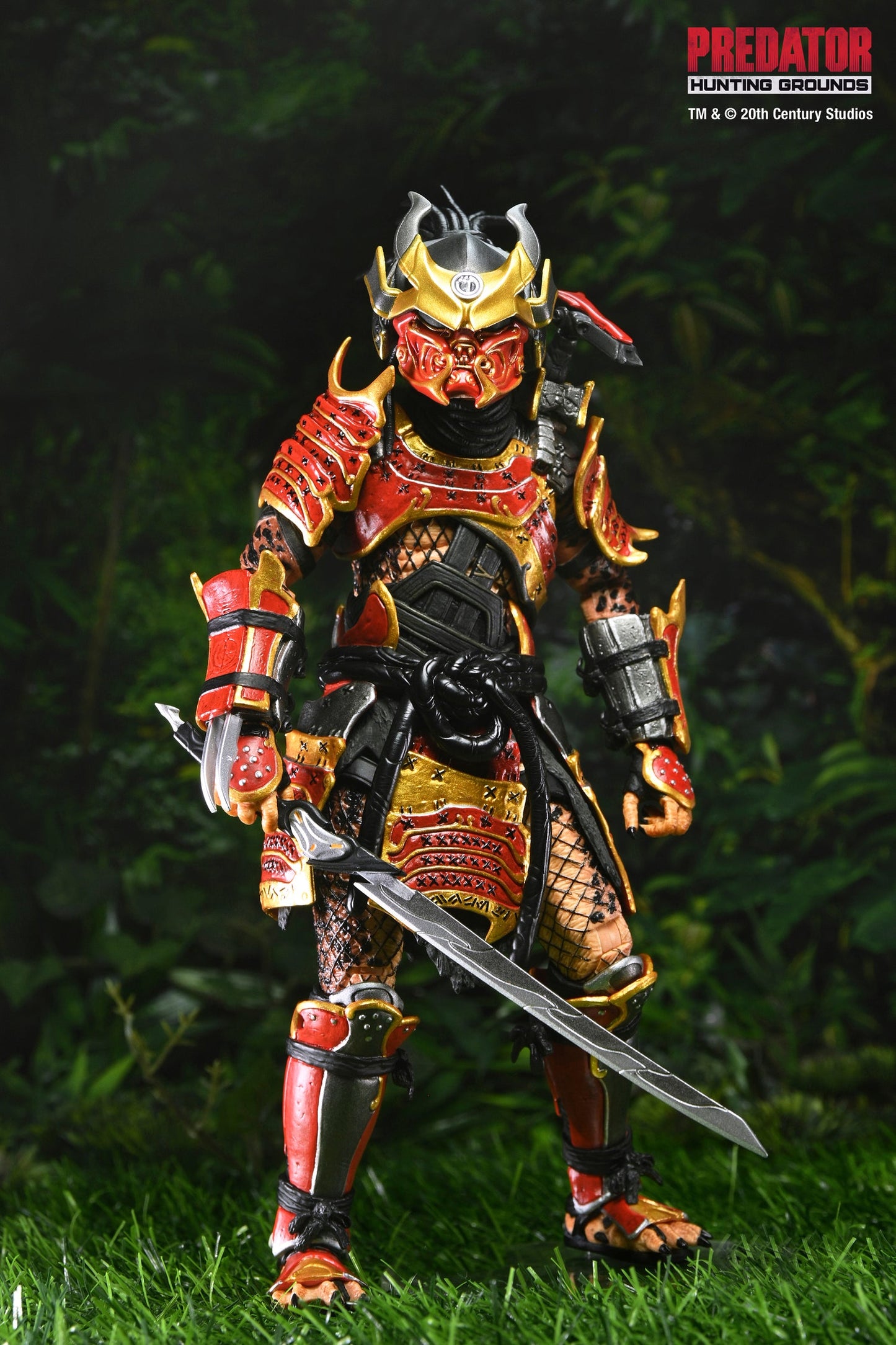 Samurai Predator Figura de Accion Predator Hunting Grounds Neca Ultimate 21.5 cm