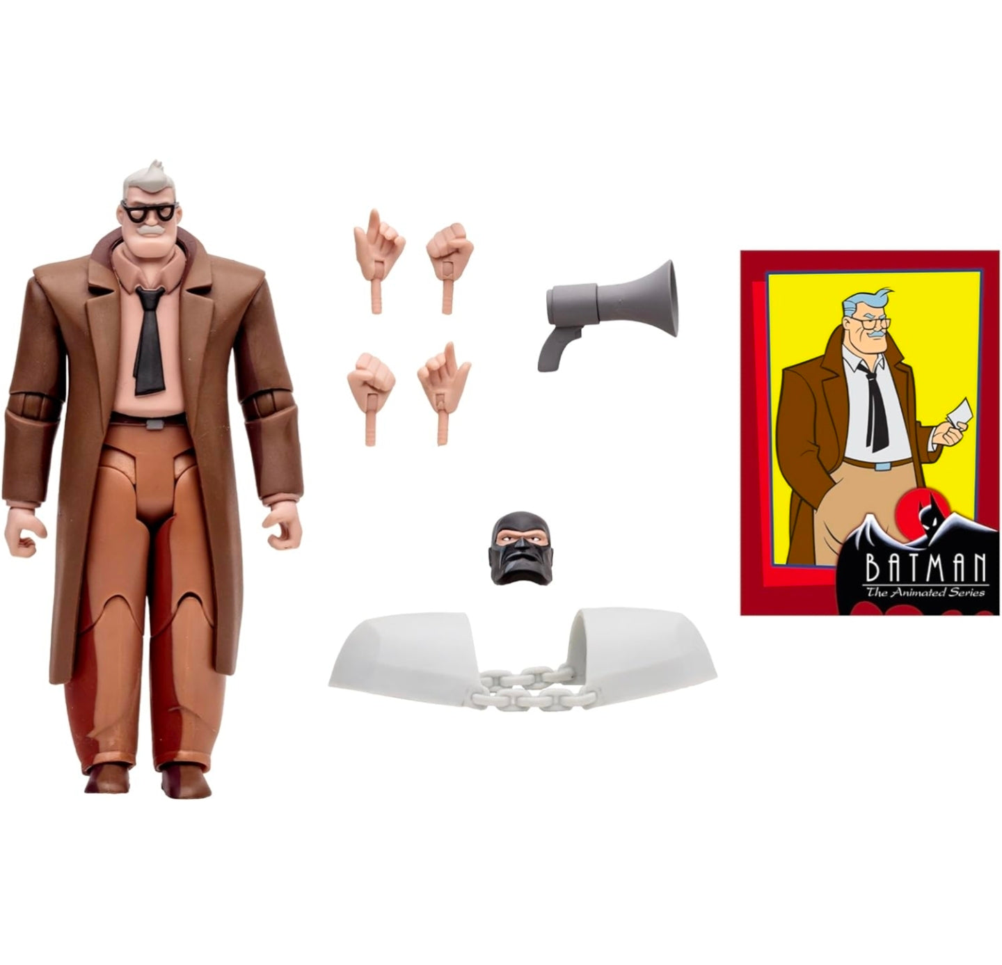 James Gordon Figura de Accion Batman The Animated Mcfarlane Toys DC Direct 16 Cm