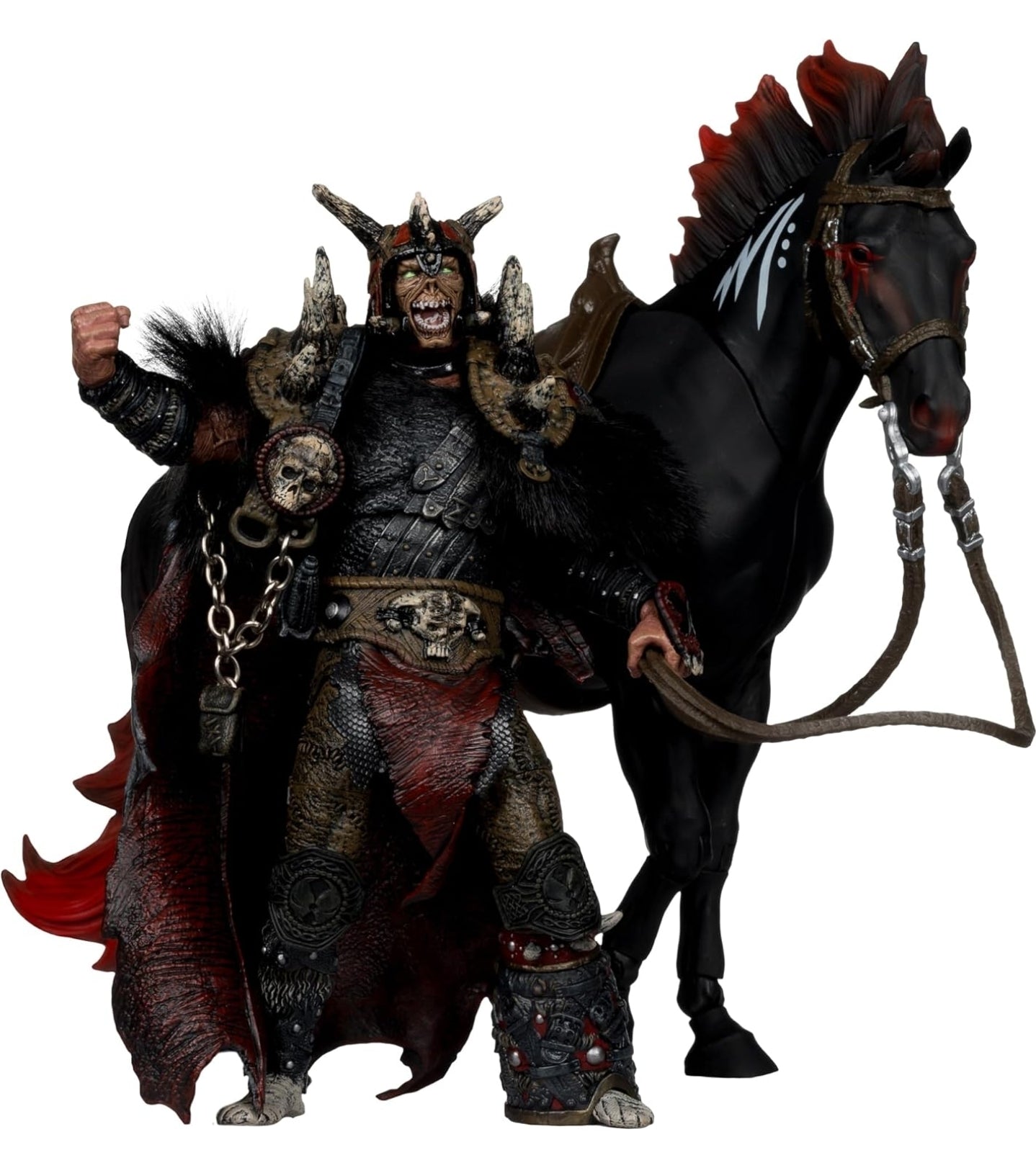 Bloodaxe & Thunderhoof Horse 2 Pack Figuras Spawn The Dark Ages Mcfarlane Toys Digital