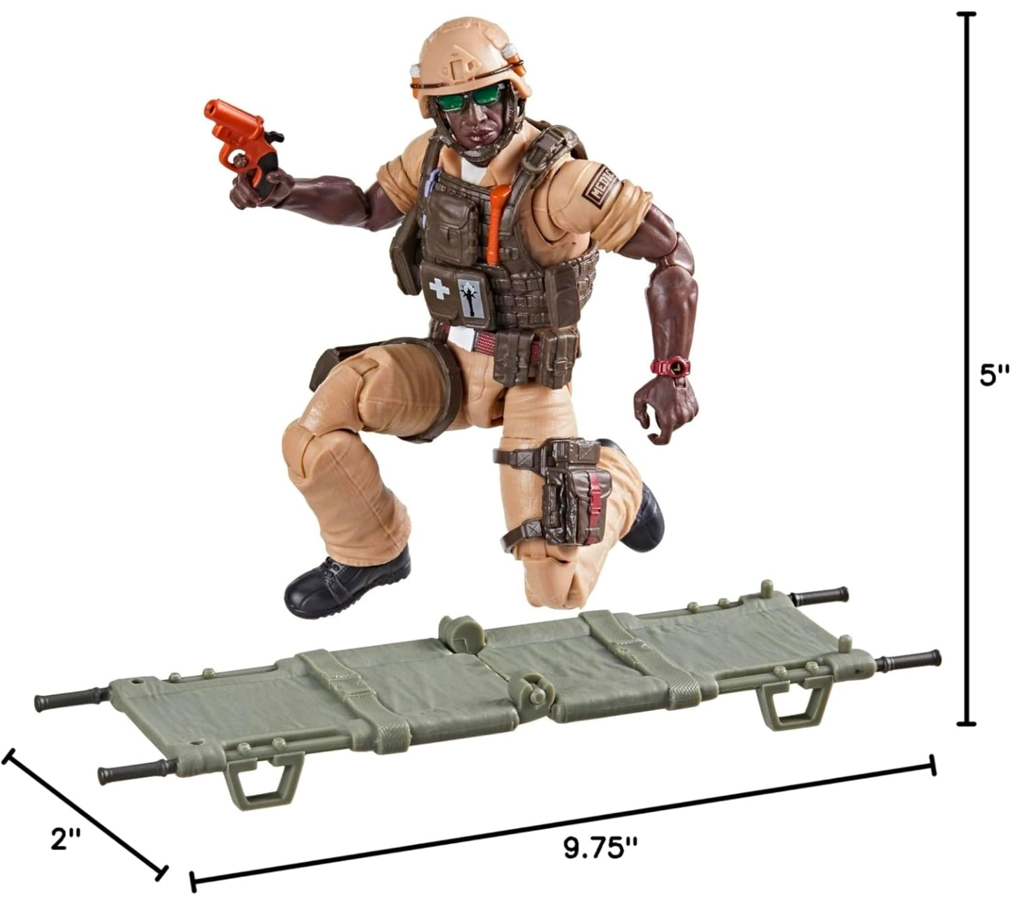 Carl Doc Greer Figura de Accion Gi Joe 122 Classified Series 16 Cm