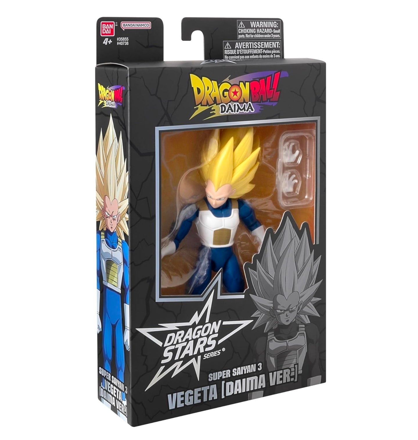 Vegeta Ssj 3 Figura de Accion Dragon Ball Daima Dragon Stars Bandai 15 Cm