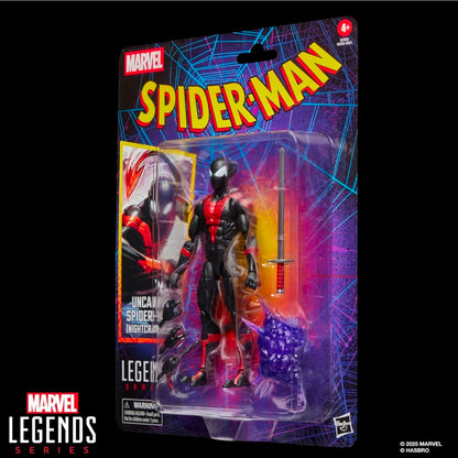 Uncanny Spiderman Nightcrawler Figura de Accion Spider-Man Comics Marvel Legends 15 Cm