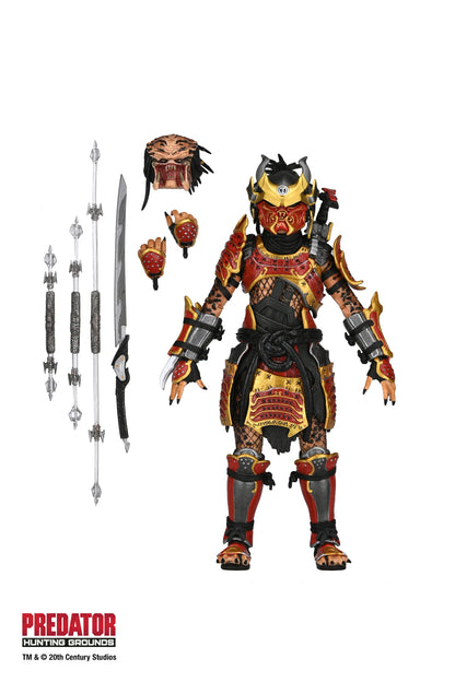 Samurai Predator Figura de Accion Predator Hunting Grounds Neca Ultimate 21.5 cm