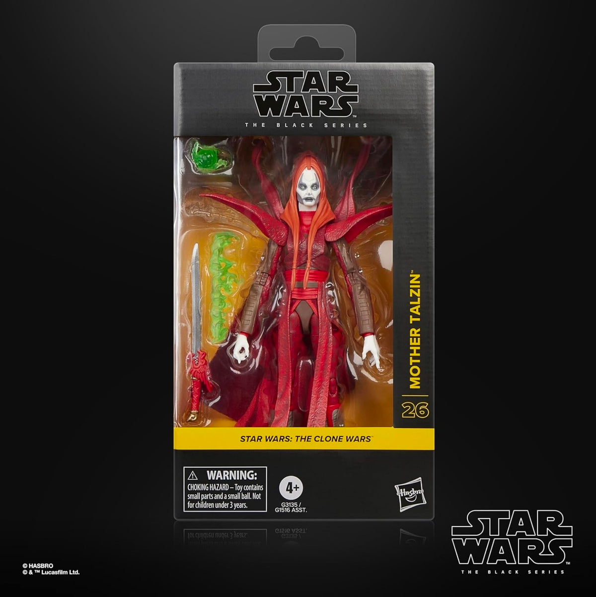 Mother Talzin Figura de Acción Star Wars The Clone Wars Black Series 17 cm