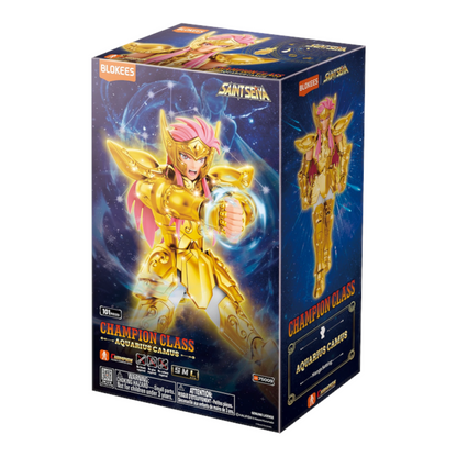 Aquarius Camus Figura de Accion Saint Seiya Blokees Champion Class 15 Cm