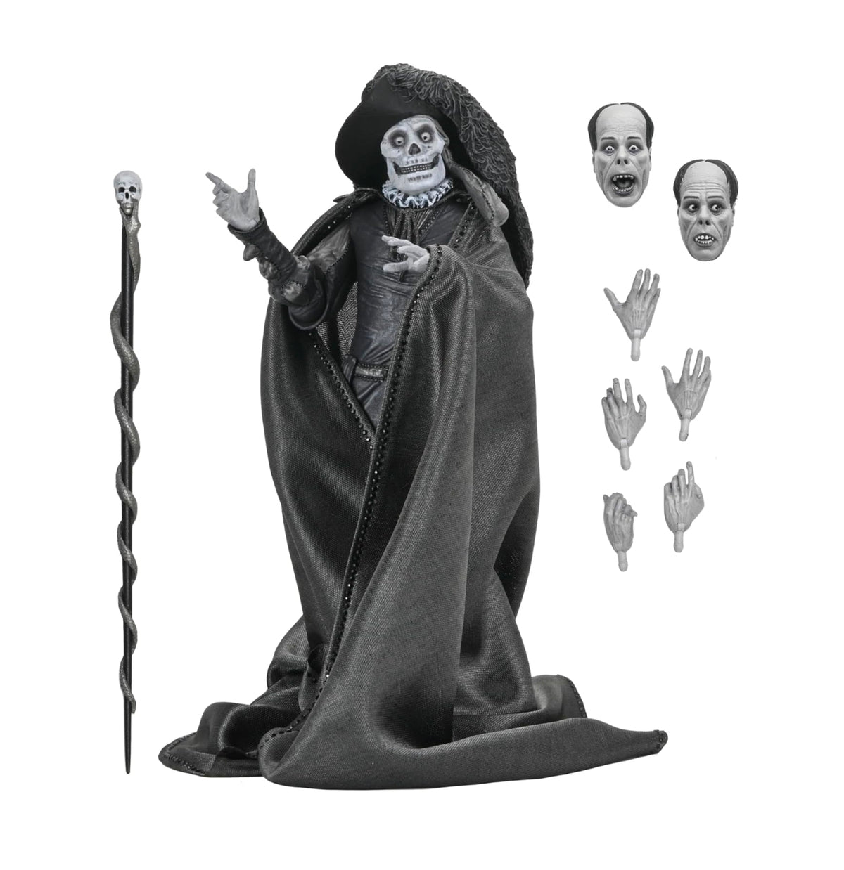 El Fantasma de la Opera 1925 Masque of the Red Death B&W Figura De Acción Universal Monsters Neca Ultimate 18 Cm