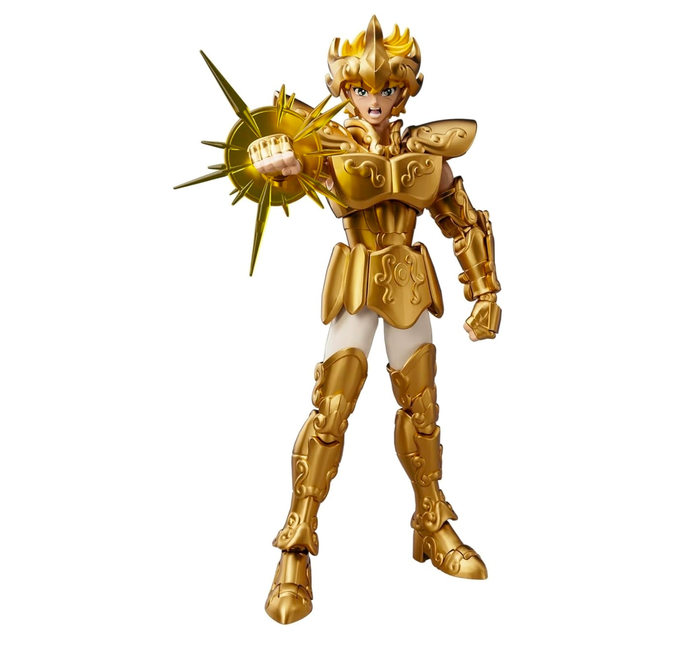 Leo Aiolia Figura de Accion Saint Seiya Model Kit Champion Class Blokees 14 Cm
