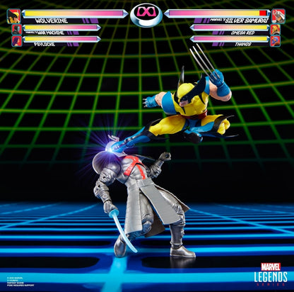 Wolverine Vs Silver Samurai 2 Pack Figuras Gamerverse Marvel Legends 16cm