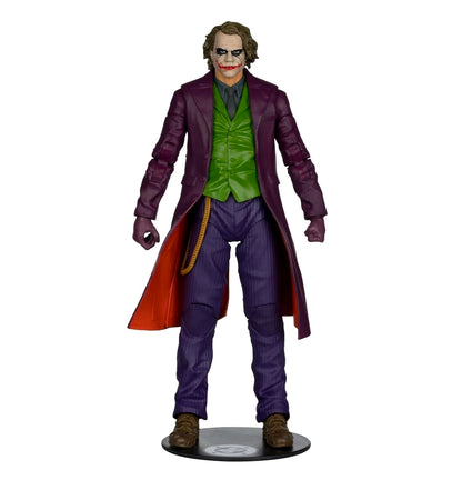 Joker Heath Ledger Figura De Acción Batman Dark Knight Rises DC Multiverse Mcfarlane Toys 18 Cm