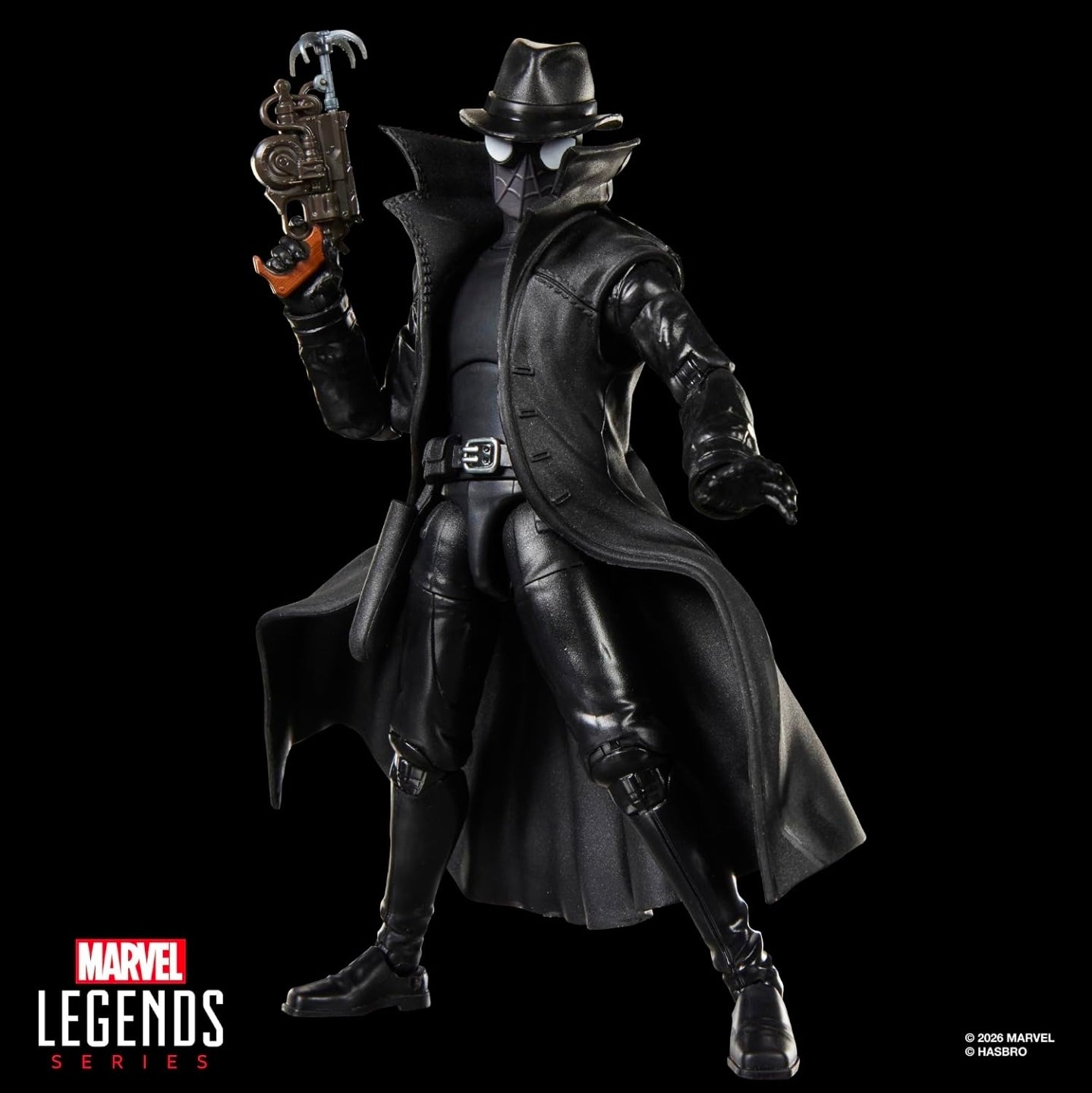 Spiderman Noir Figura de Acción Spiderverse Marvel Legends 16 Cm