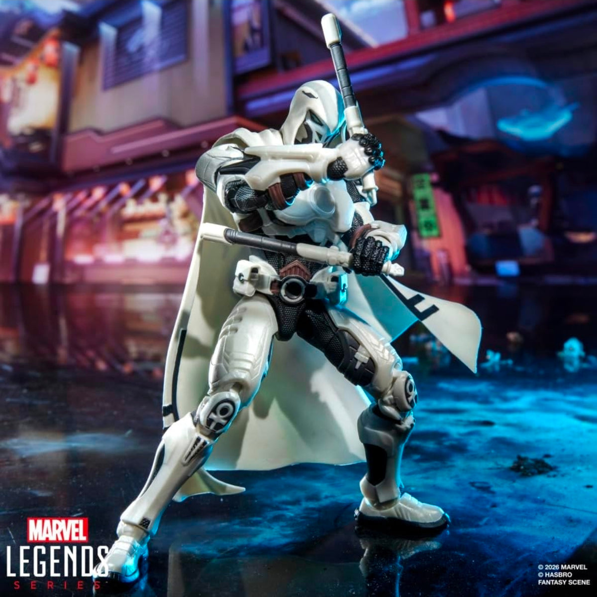 Moon Knight Figura de Acción Rivals Marvel Legends 16 Cm