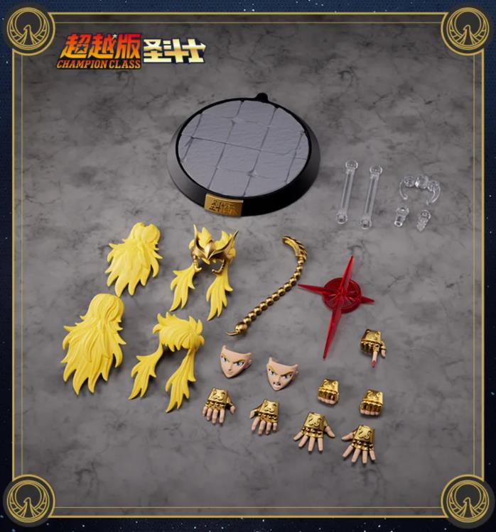 Scorpio Milo Figura de Accion Saint Seiya Model Kit Champion Class Blokees 14 Cm