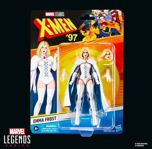 Emma Frost Figura de Accion X Men 97 Marvel Legends Retro 16 Cm