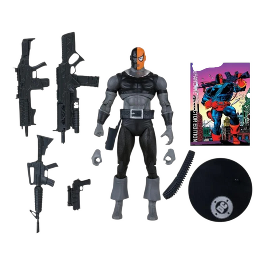 Deathstroke The Terminator Figura De Acción DC Collector Edition Dc Multiverse McFarlane Platinum Edition 18 Cm