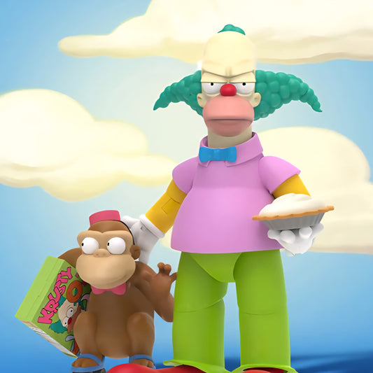 Krusty El Payaso Figura De Accion Los Simpson Super7 Ultimate 16cm