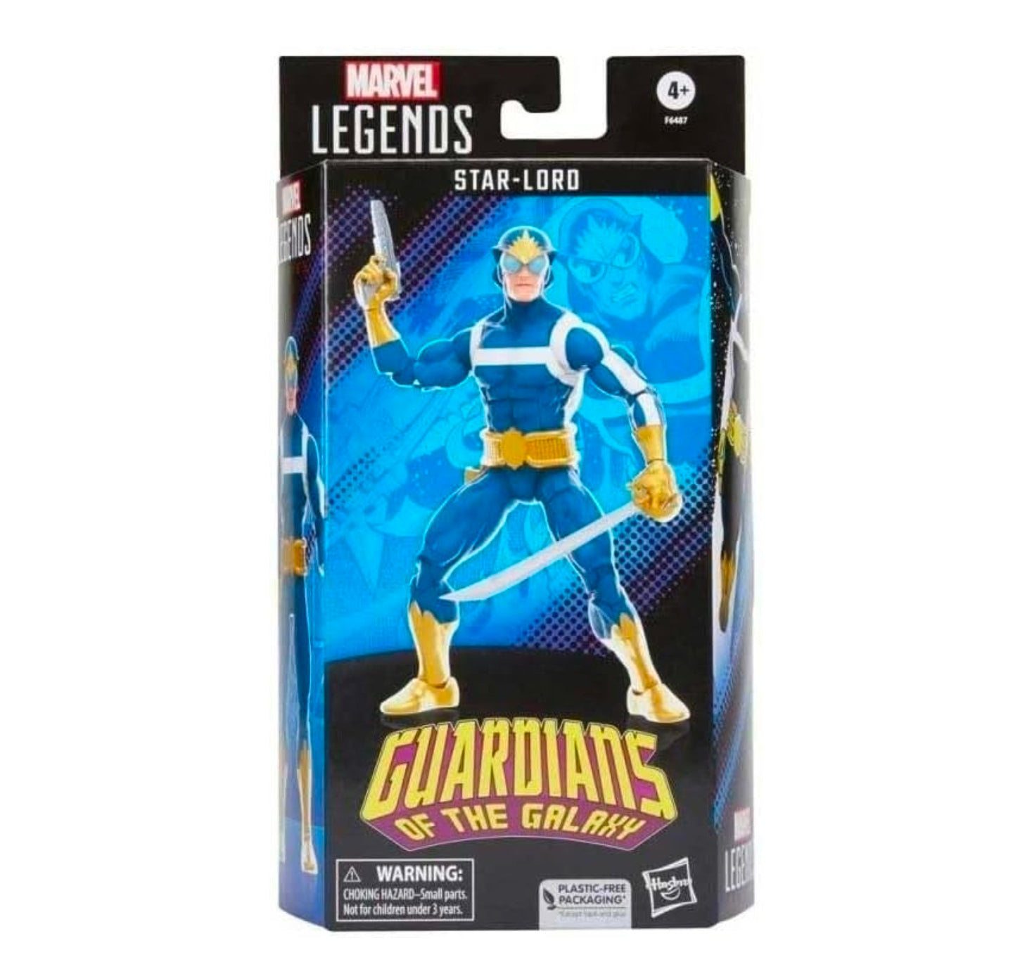 Star Lord Figura de Accion Guardians Of The Galaxy Marvel Legends 15 Cm