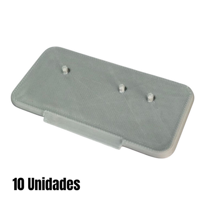 Base Rectangular 3 pines para figuras de Acción - Exhibición Colección Marvel Legends, Mcfarlane, Jada Toys, Black Series, Neca, Etc.