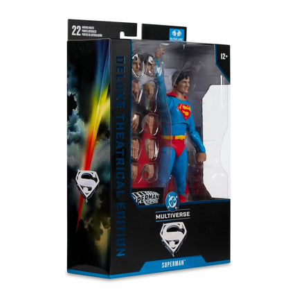 Superman Figura de Accion Christopher Reeve 1978 Mcfarlane Toys Deluxe Theatrical Edition 18 Cm