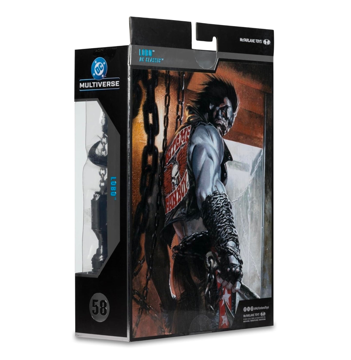 Lobo Figura de Accion DC Classic Mcfarlane Toys Collector Ed 19 Cm