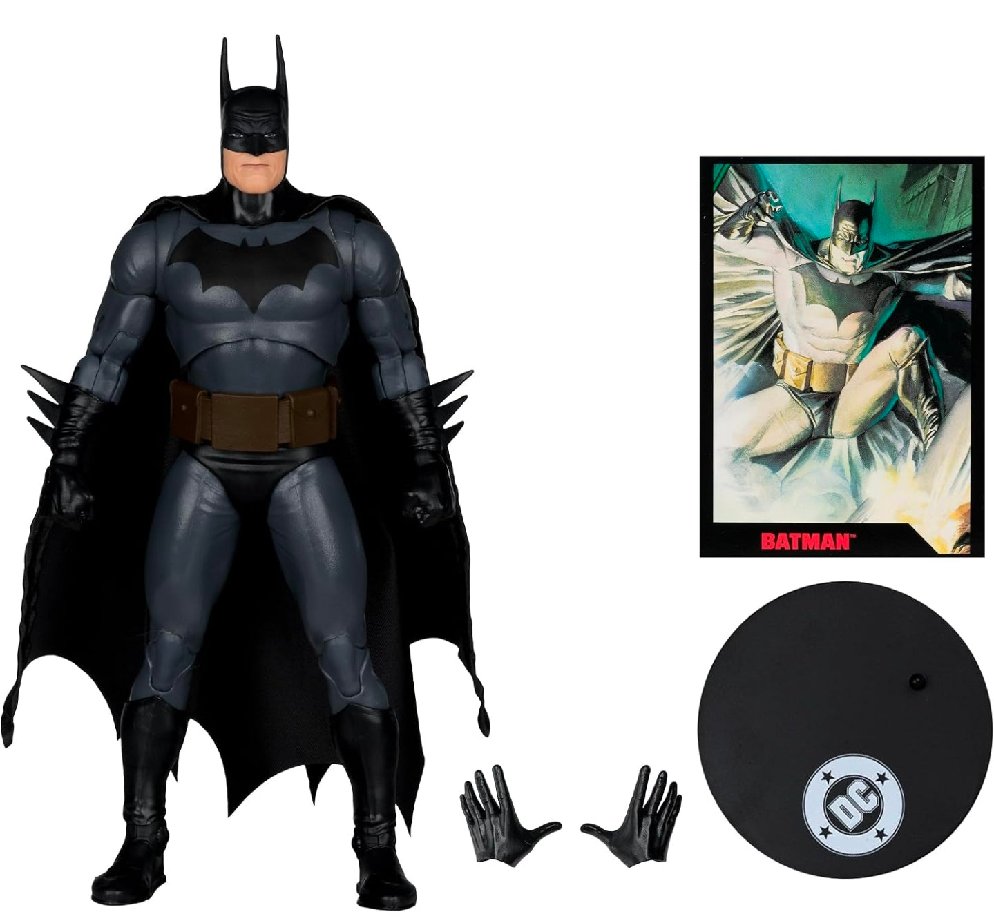 Batman Justice #1 Figura de Accion Alex Ross Page Punchers Mcfarlane Toys 19 Cm
