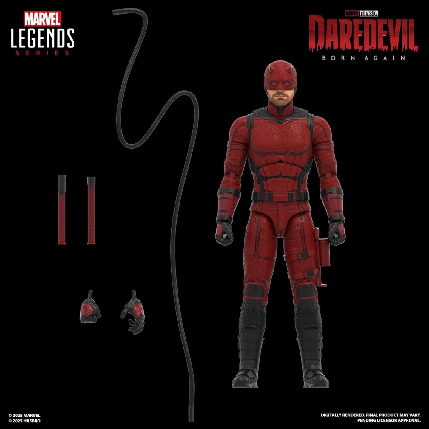 Daredevil Figura de Acción Born Again MCU Marvel Legends 16cm