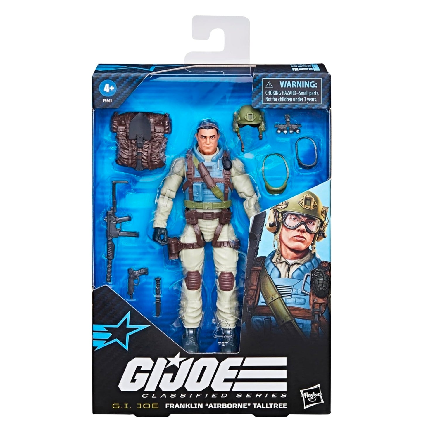 Franklin Airborne Talltree Figura de Accion GI joe 115 Classified 15 cm
