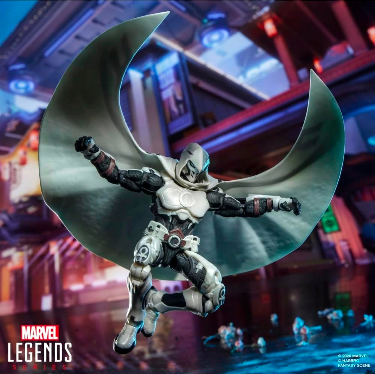 Moon Knight Figura de Acción Rivals Marvel Legends 16 Cm