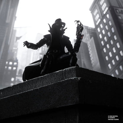 Spiderman Noir Figura de Acción Spiderverse Marvel Legends 16 Cm