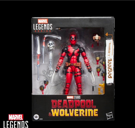 Dogpool & Deadpool Figura de Accion Pack Deluxe Deadpool & Wolverine Marvel Legends 16 Cm