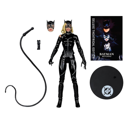 Catwoman Battle Damaged Figura de Accion Batman Returns Deluxe Theatrical Edition Mcfarlane 18 Cm