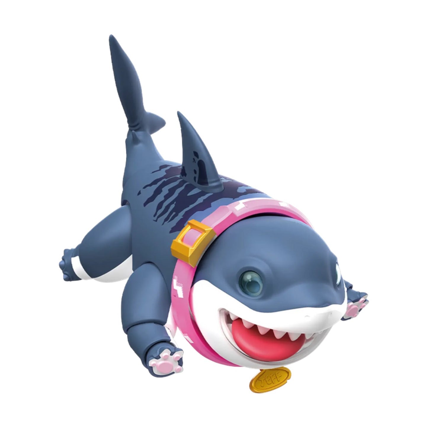 Jeff The Land Shark Figura de Accion Marvel Rivals Blokees Champion Class 12 Cm