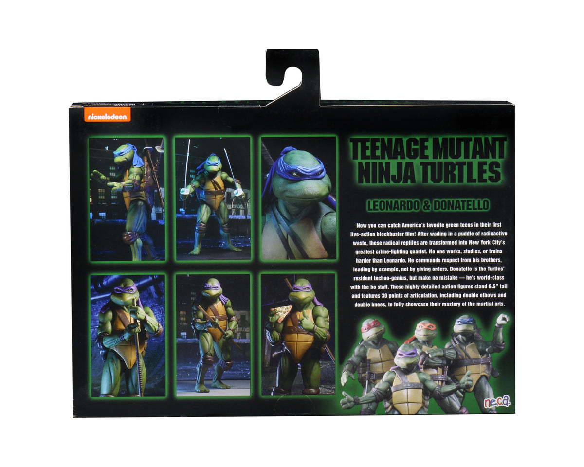 Leonardo & Donatello Pack Figuras De Acción Teenage Mutant Ninja Turtles Neca 18 Cm
