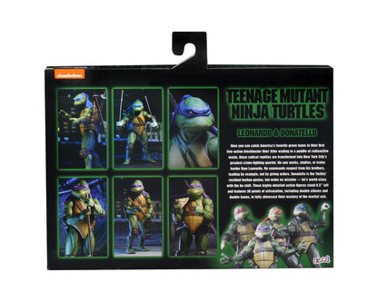 Leonardo & Donatello Pack Figuras De Acción Teenage Mutant Ninja Turtles Neca 18 Cm
