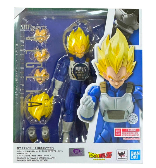 Vegeta Dangerous Pride Ssj Figura De Acción Dragon Ball Z Sh Figuarts Bandai 15 Cm