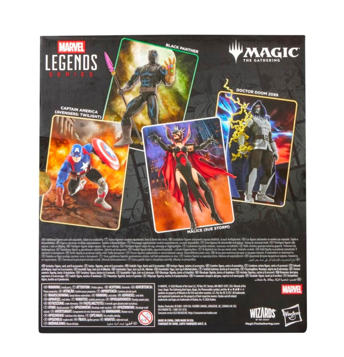 Black Panther Figura de Accion Magic The Gathering Marvel Legends 16cm
