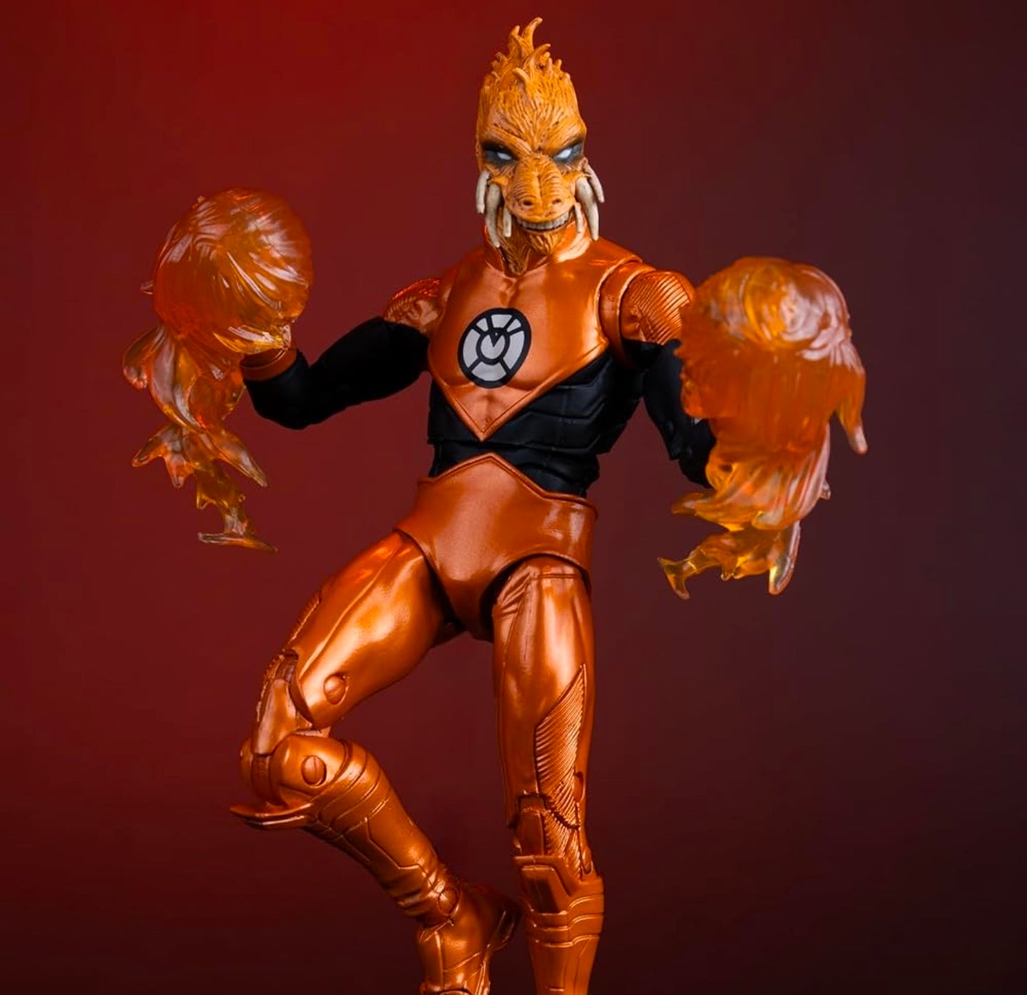 Larfleeze Figura de Accion Agent Orange DC Classic Mcfarlane Toys 17cm