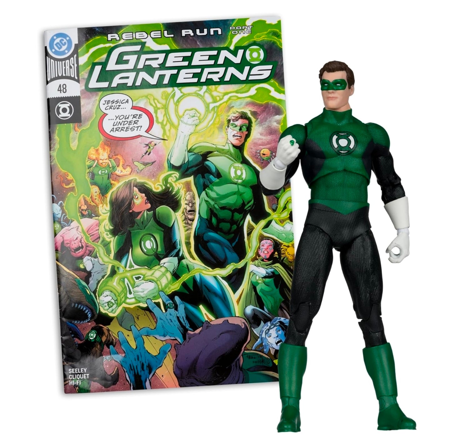 Hal Jordan Figura de Accion Green Lanterns 48 Page Punchers Mcfarlane Toys 18 Cm